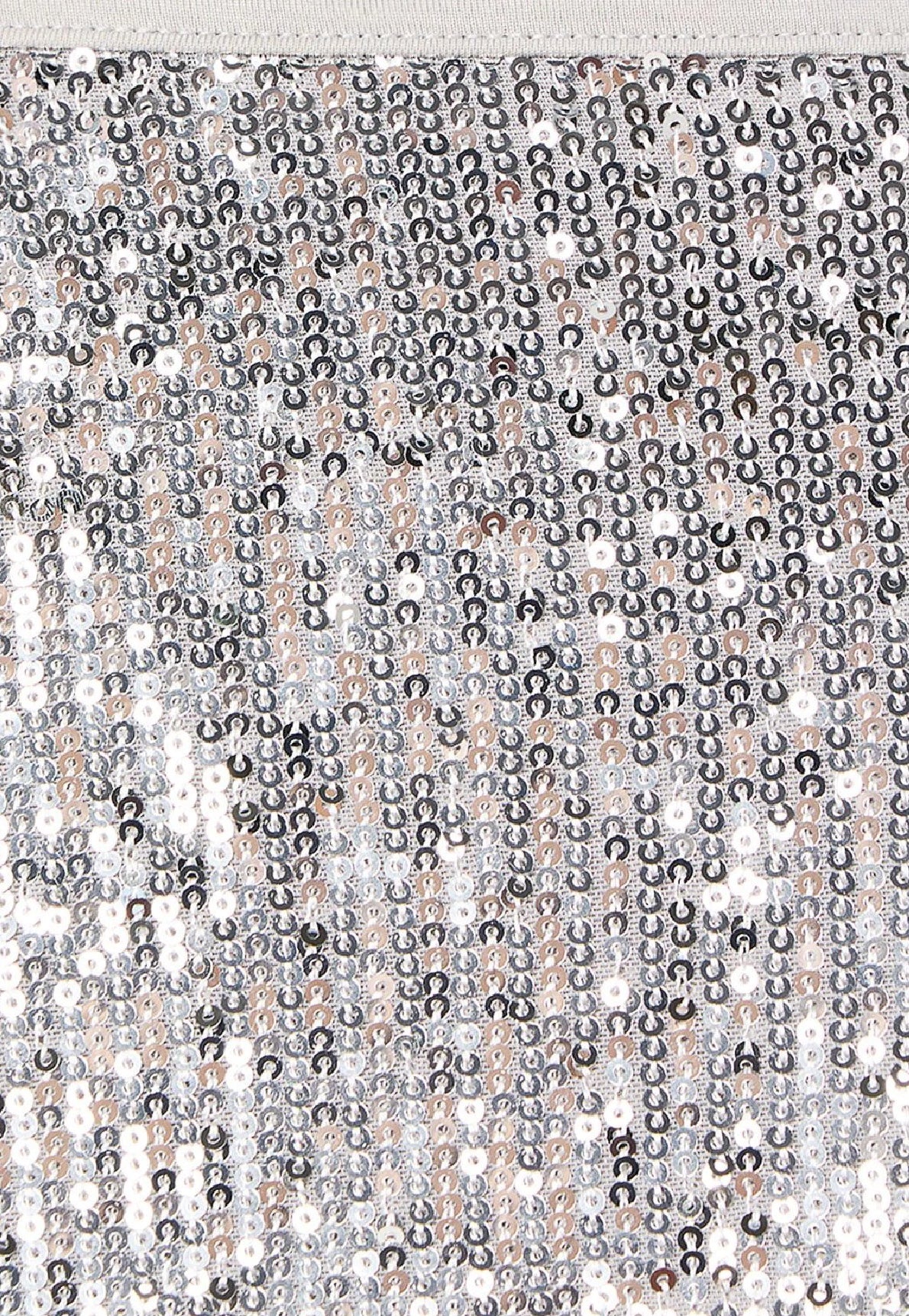 Silver Sequin Shorts