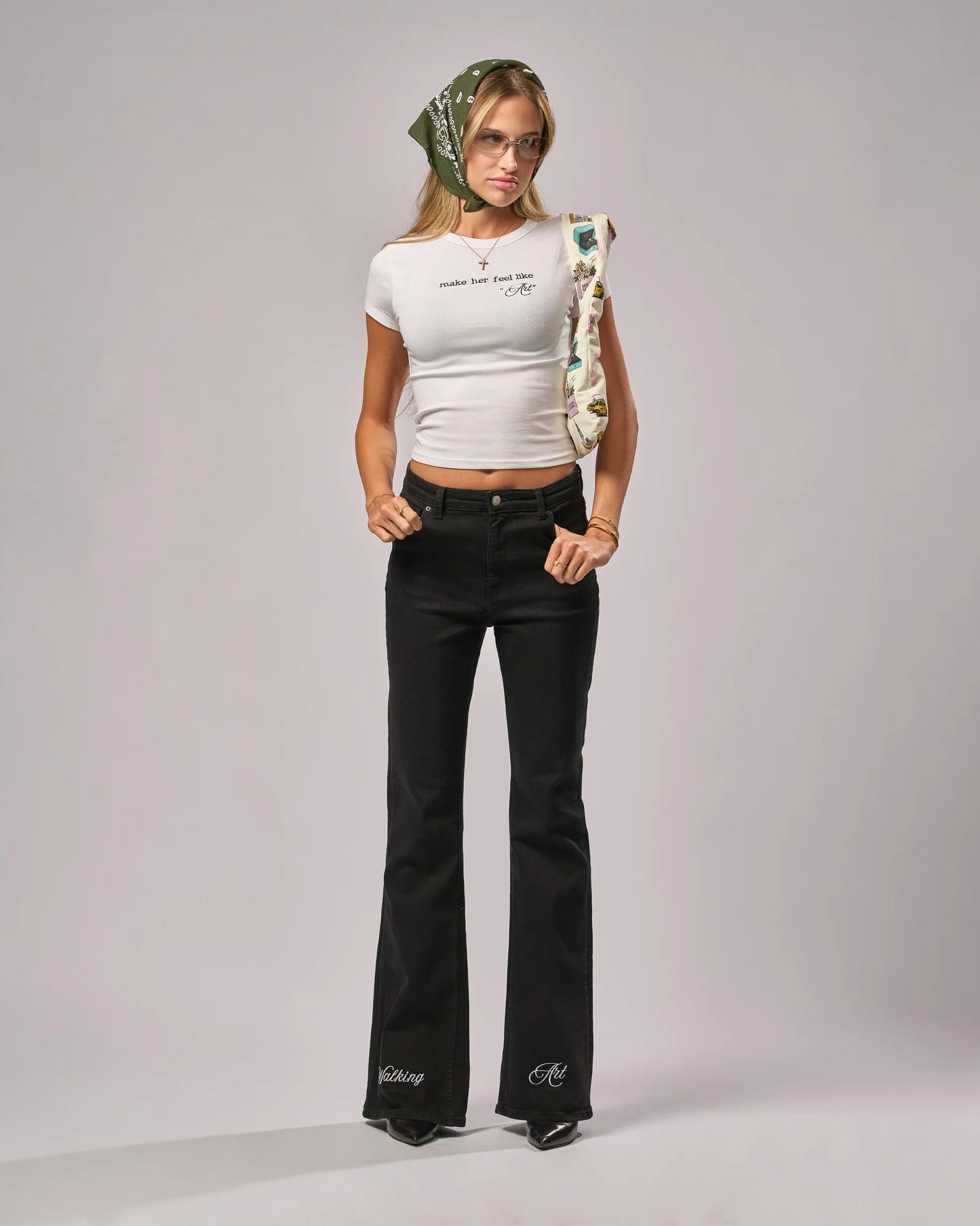 Walking Art Black Jeans