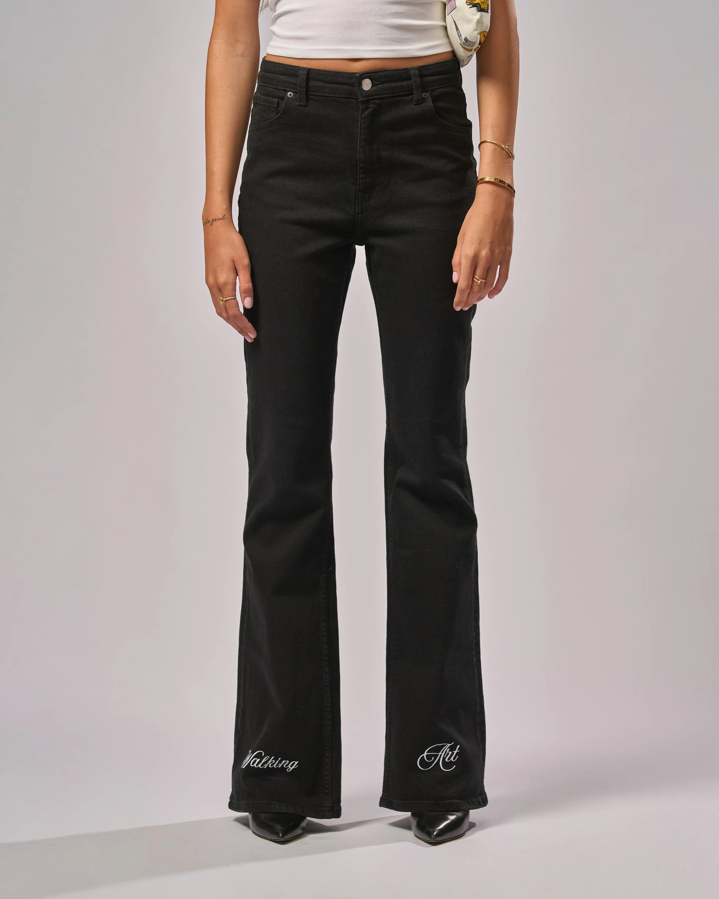 Walking Art Black Jeans