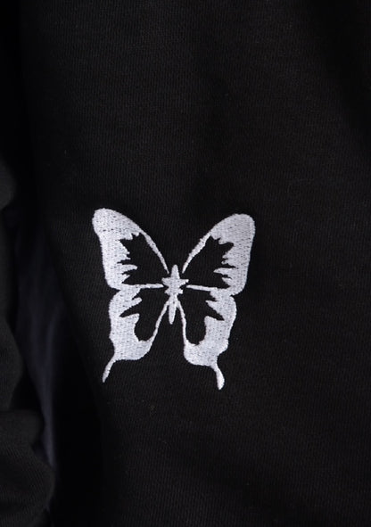 Butterfly Embroidery Hoodie