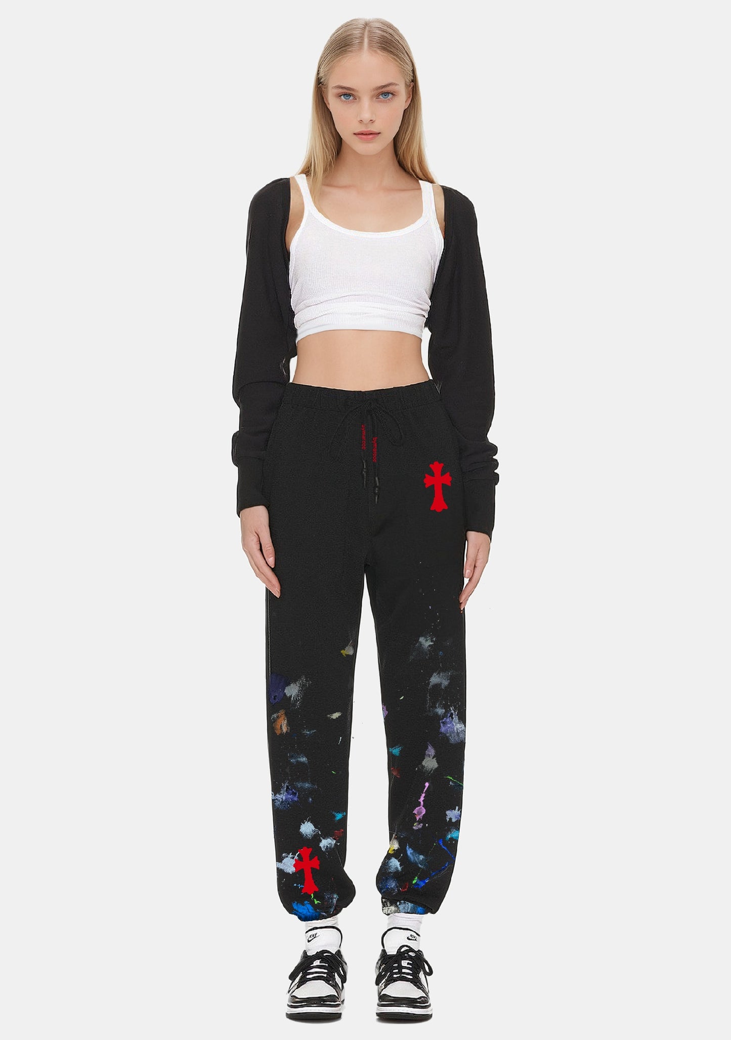 Cross Painted Pants