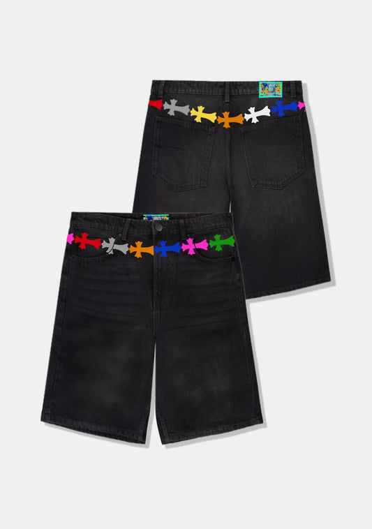 Multicolor Cross Belt
