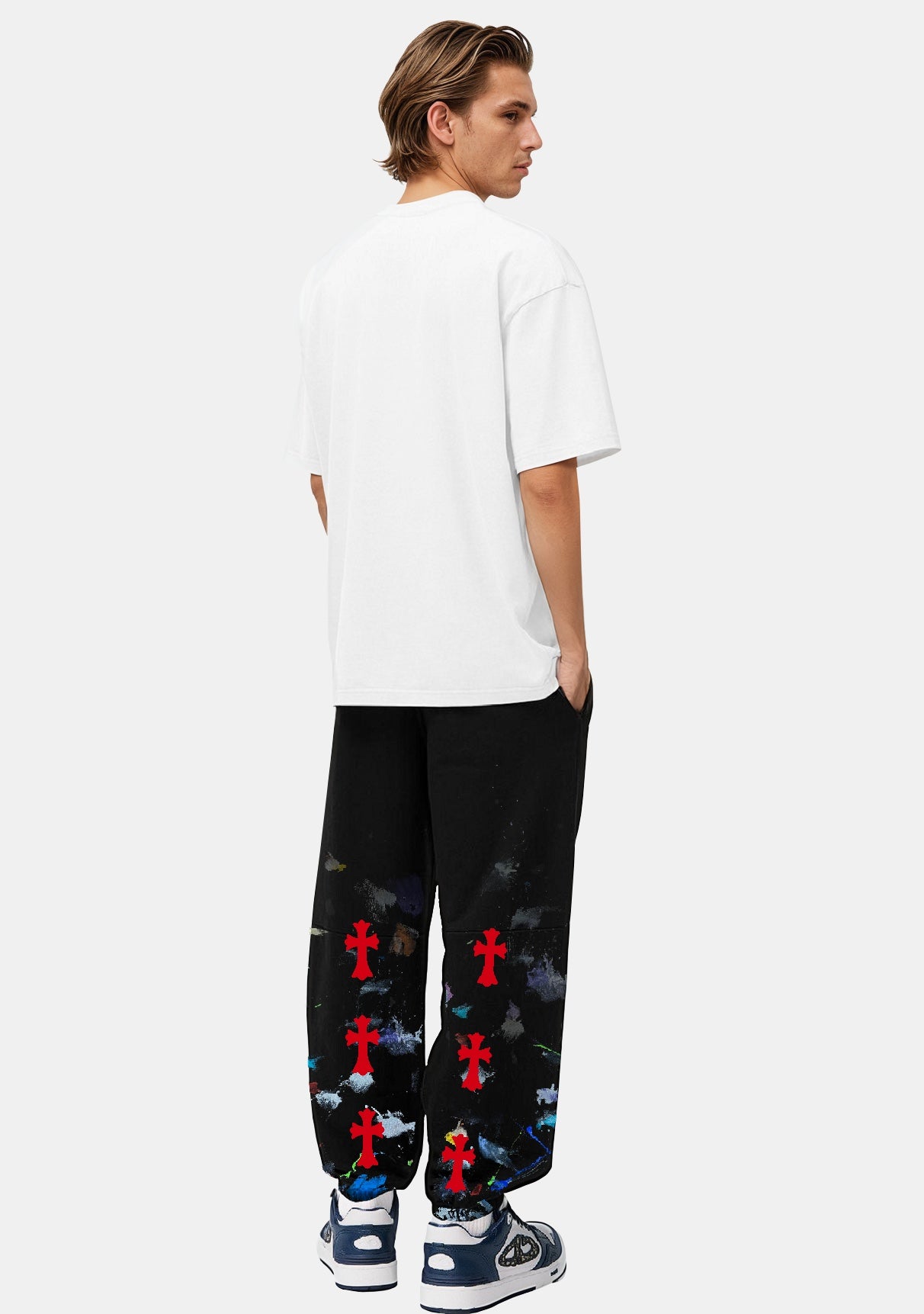 Cross Painted Pants