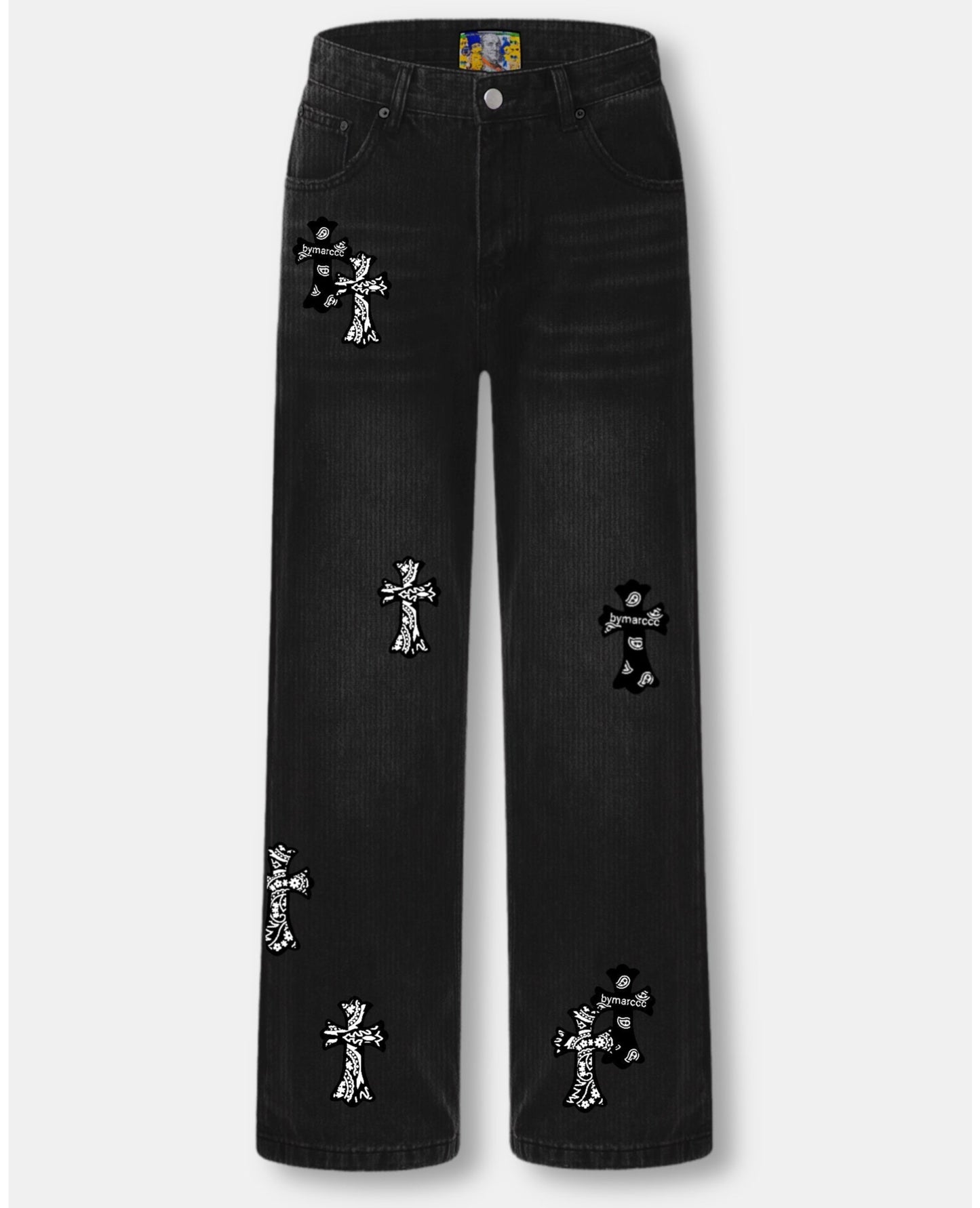 Bandana Crosses Jean