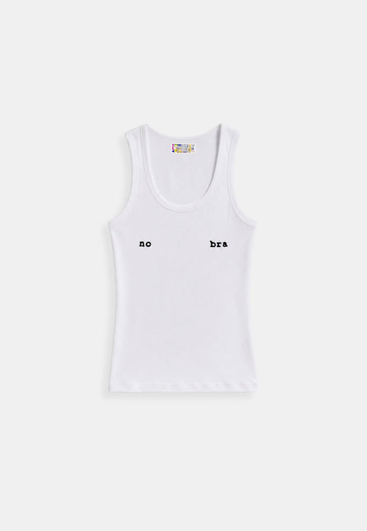 no bra Tank Top