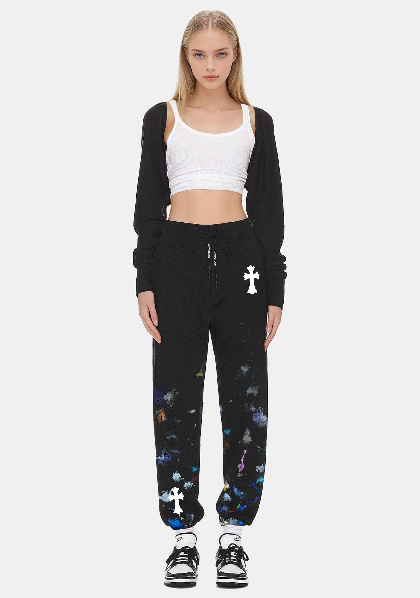 Cross Painted Pants