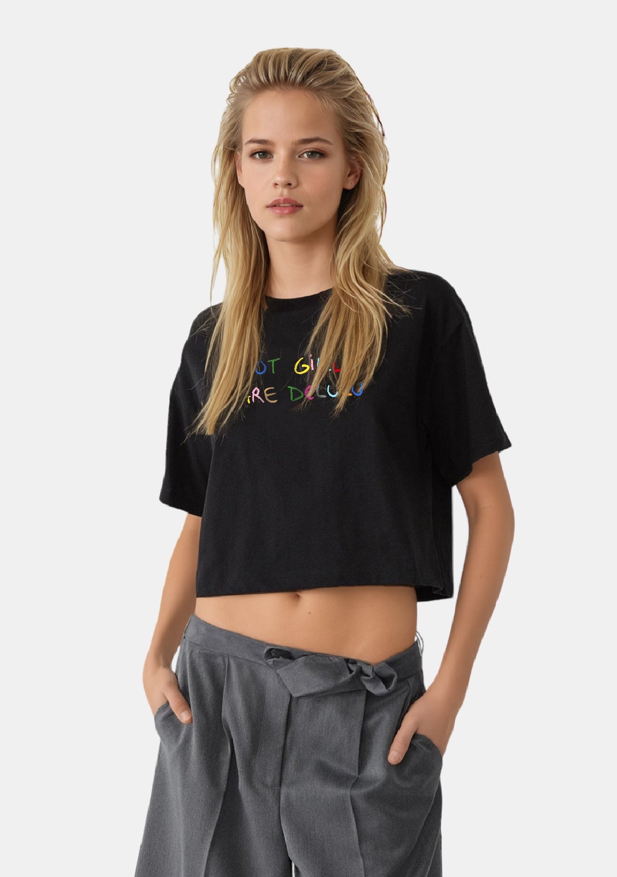 Delulu Crop Top