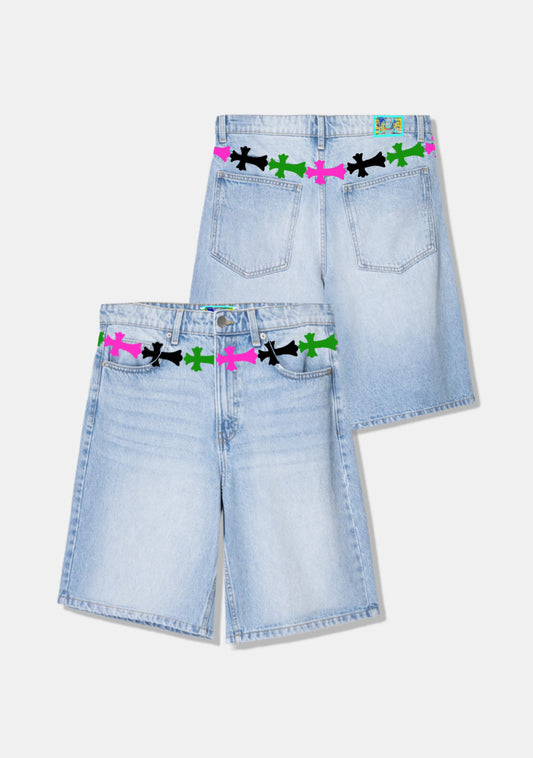 Tricolor Cross Belt