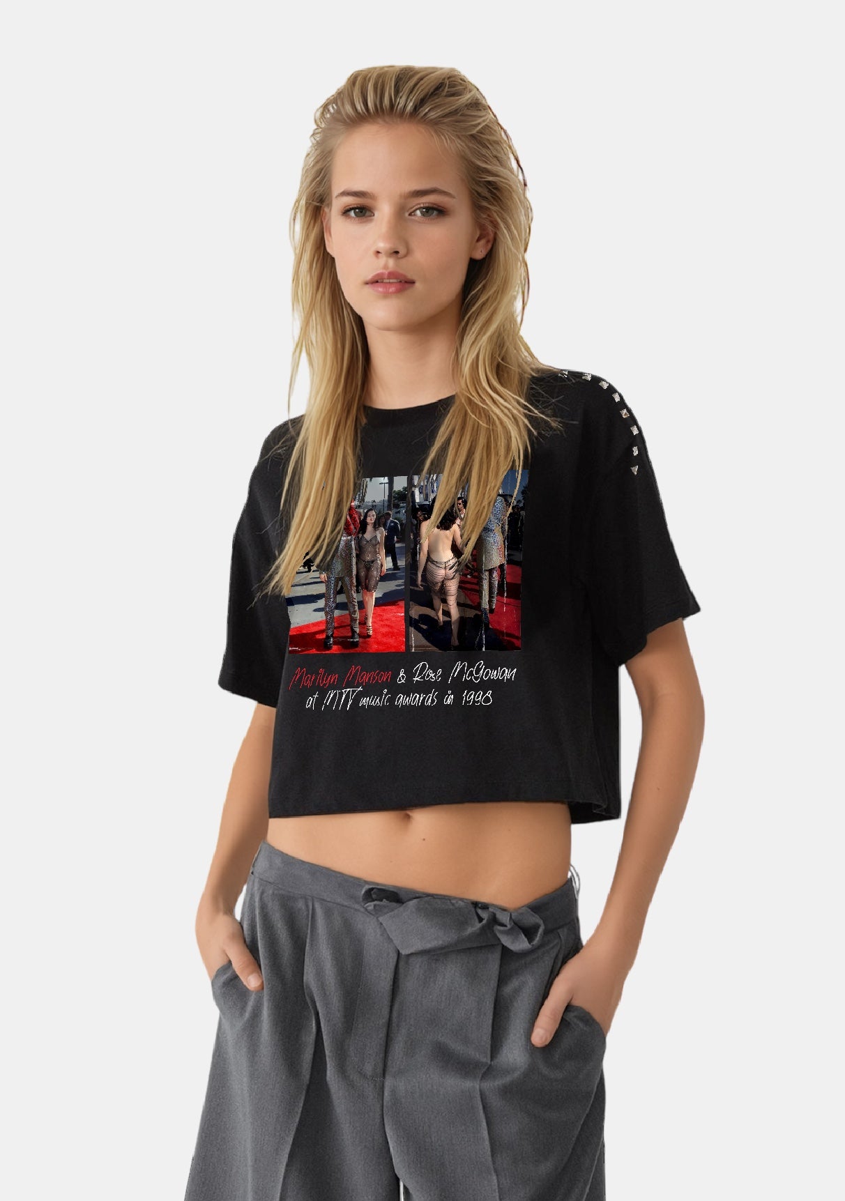 Marilyn Manson Crop Top