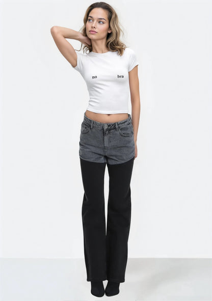 no bra Tee