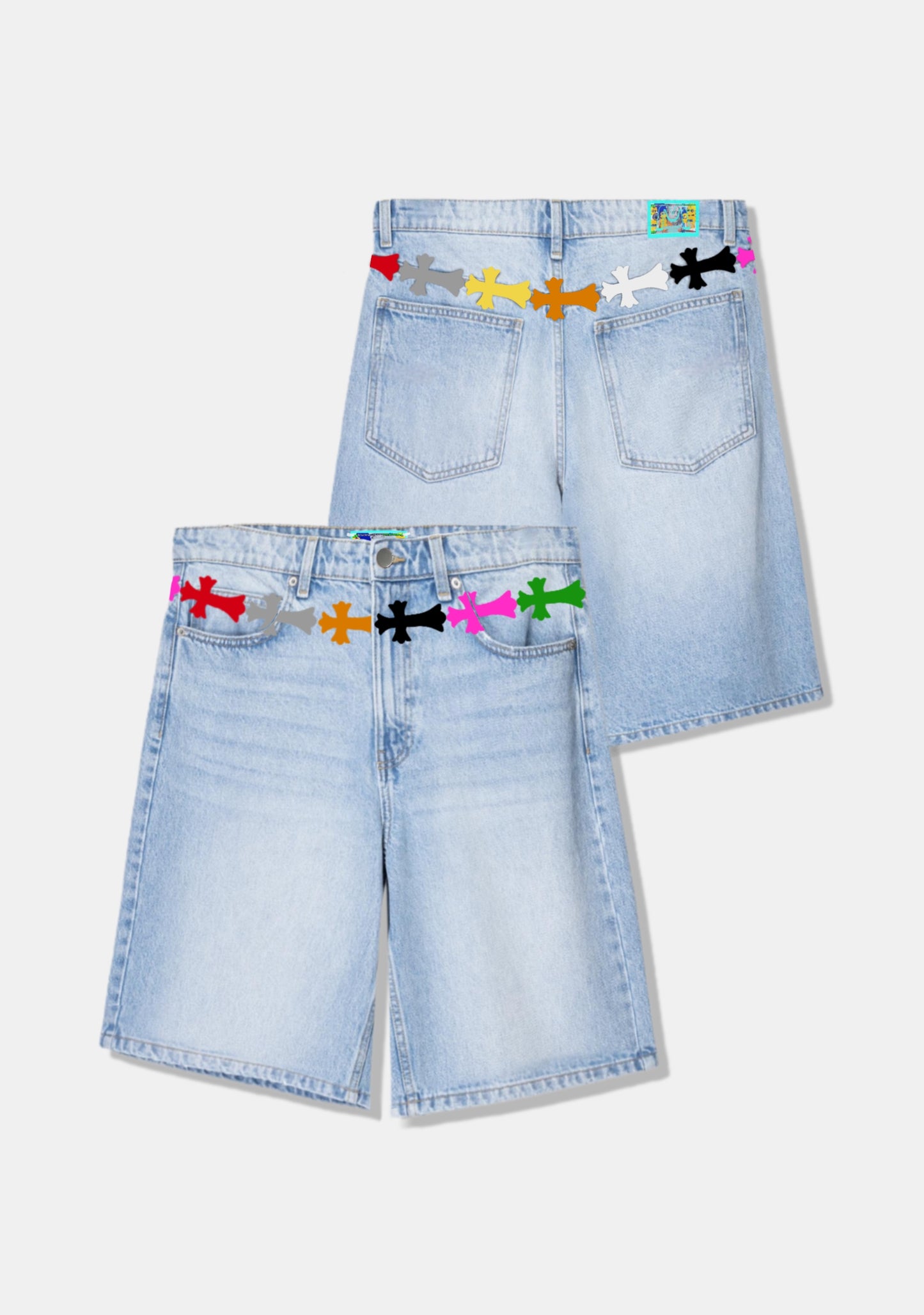 Multicolor Cross Belt