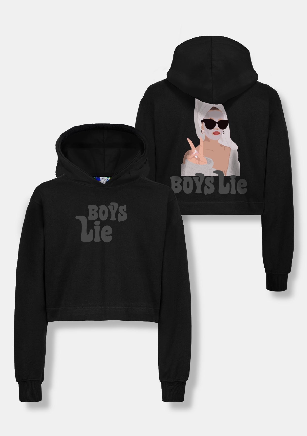 BOYS LIE Short Hoodie