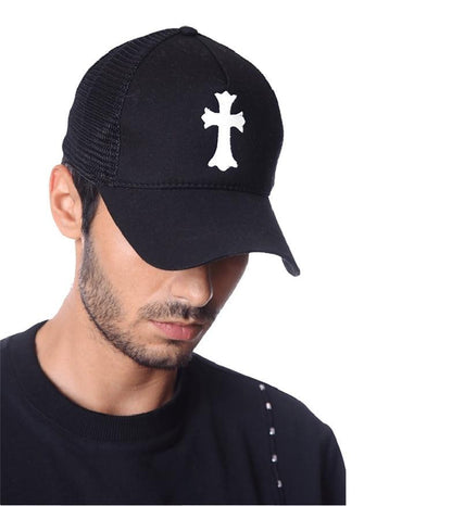 Embroidered Cross Cap - bymarccc