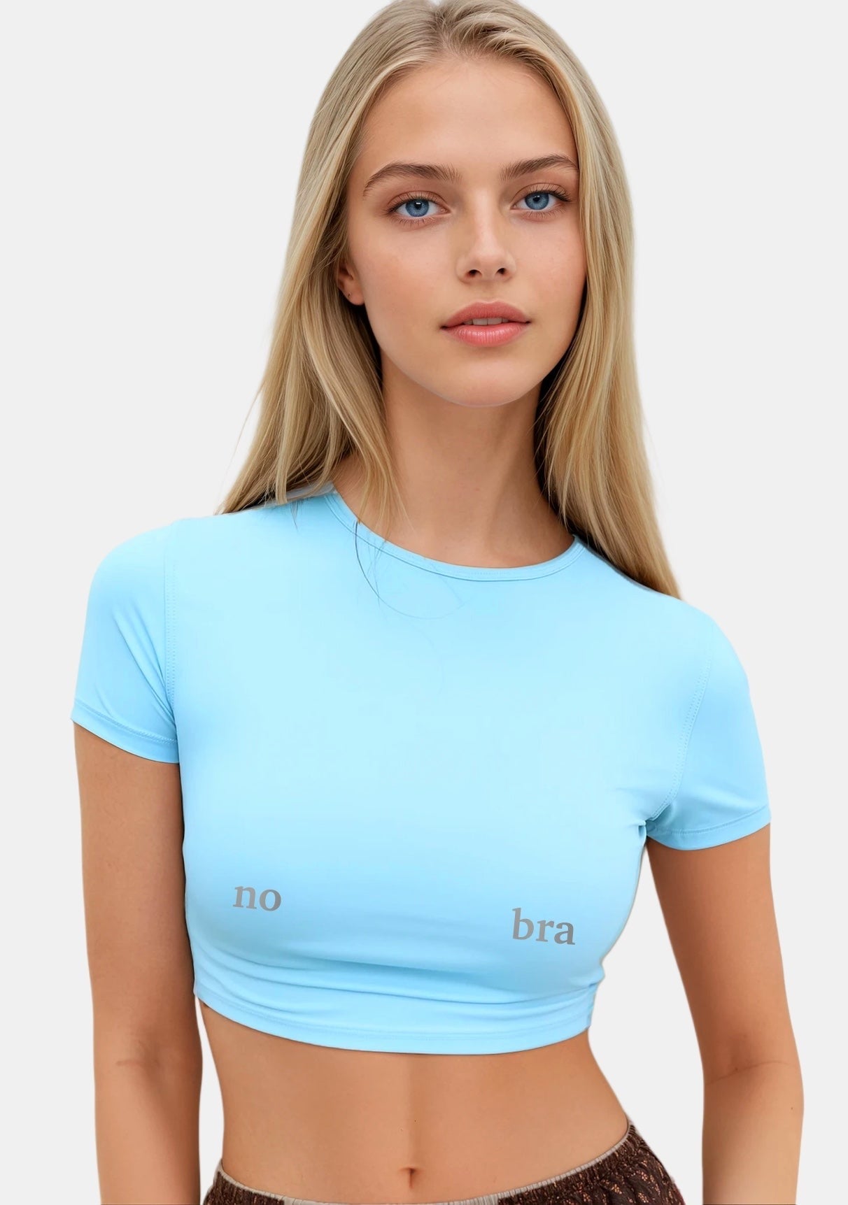 no bra