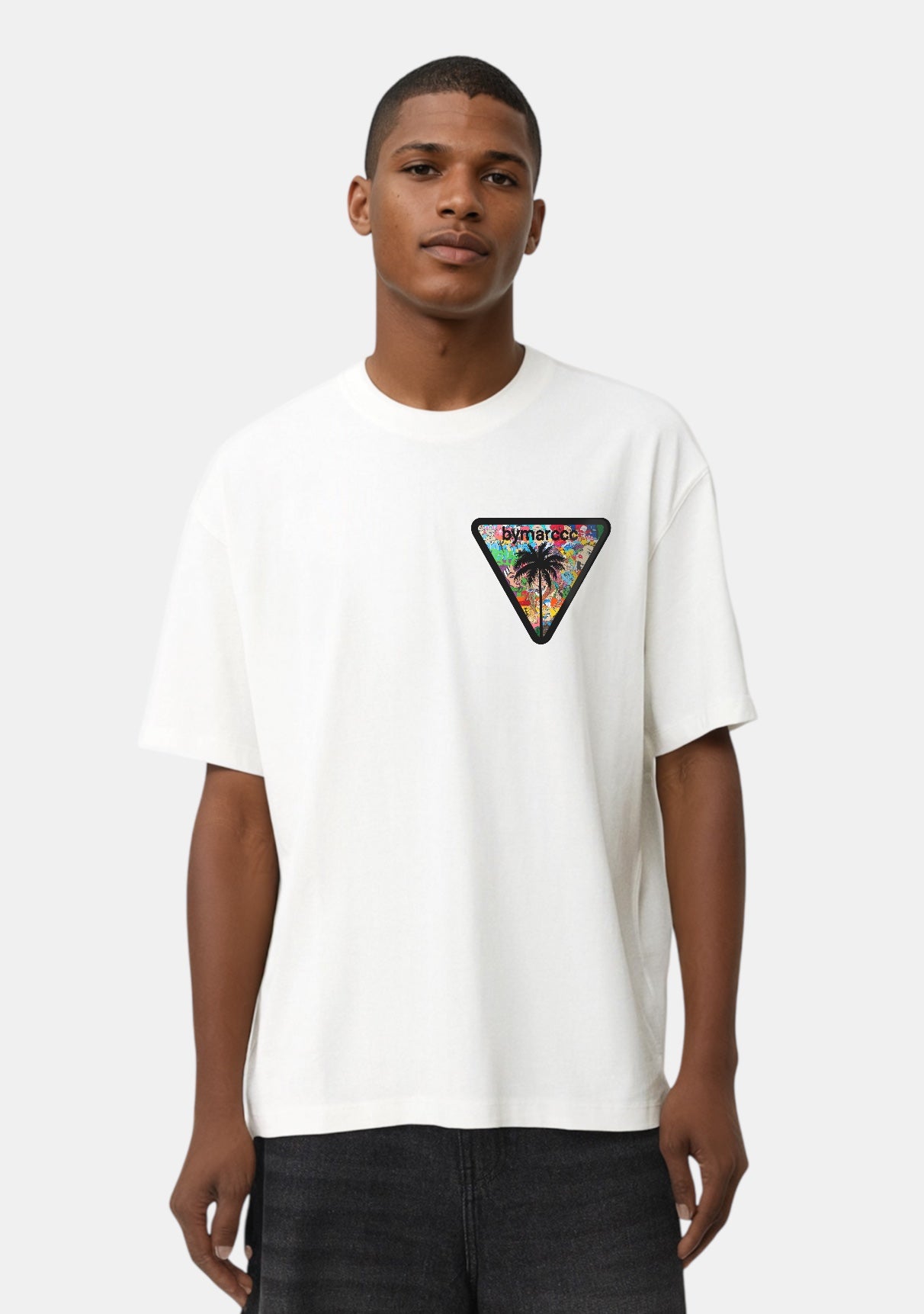 Triangle Painting Tee