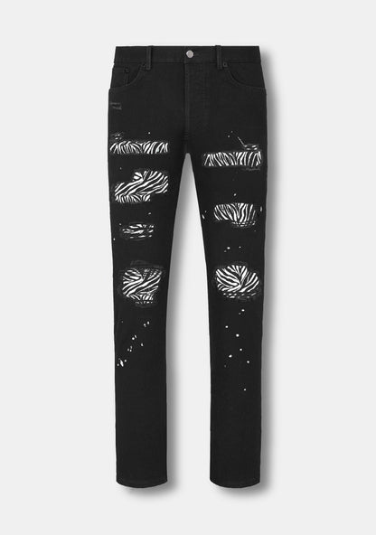 Zebra Patch Jean