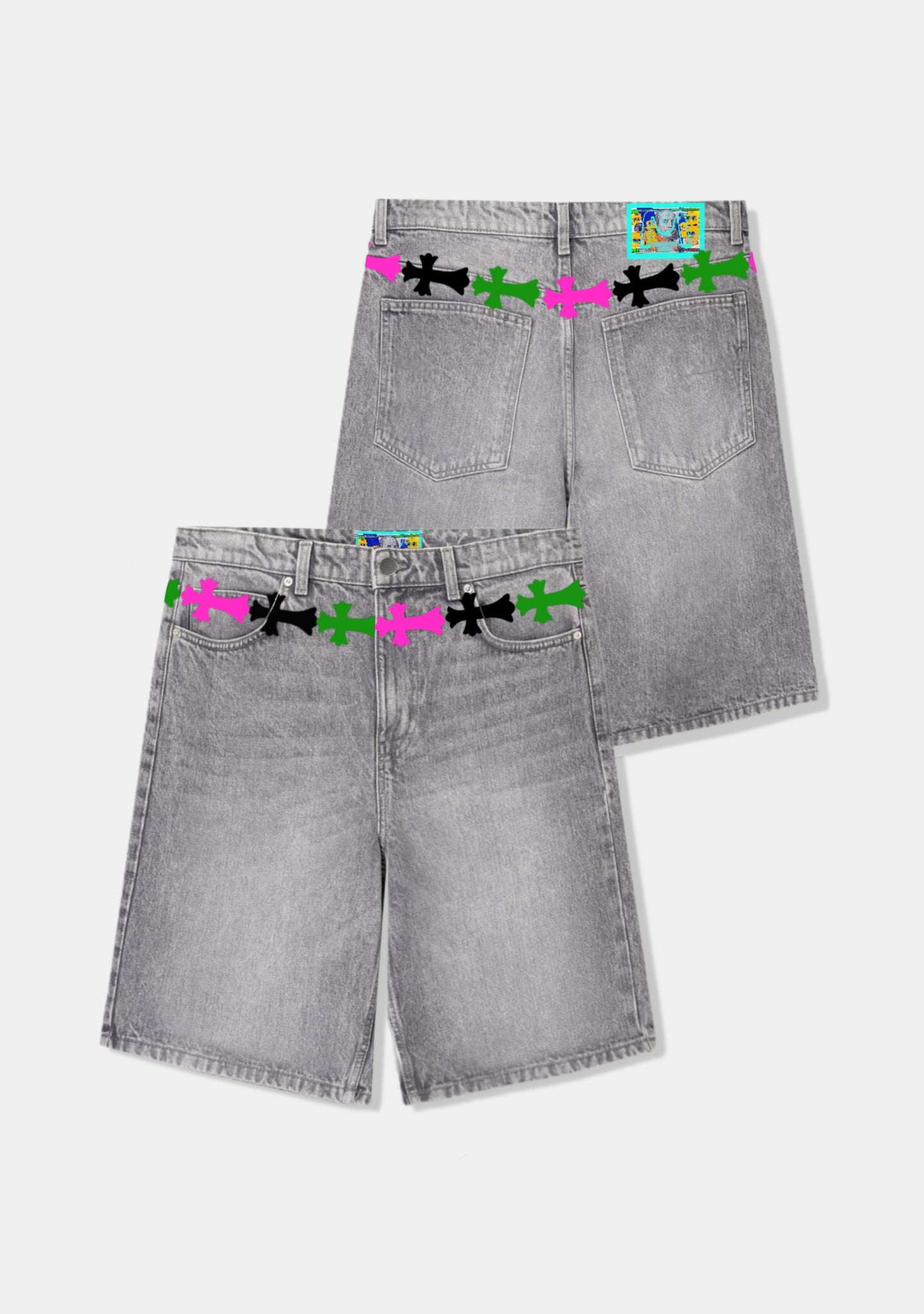 Tricolor Cross Belt
