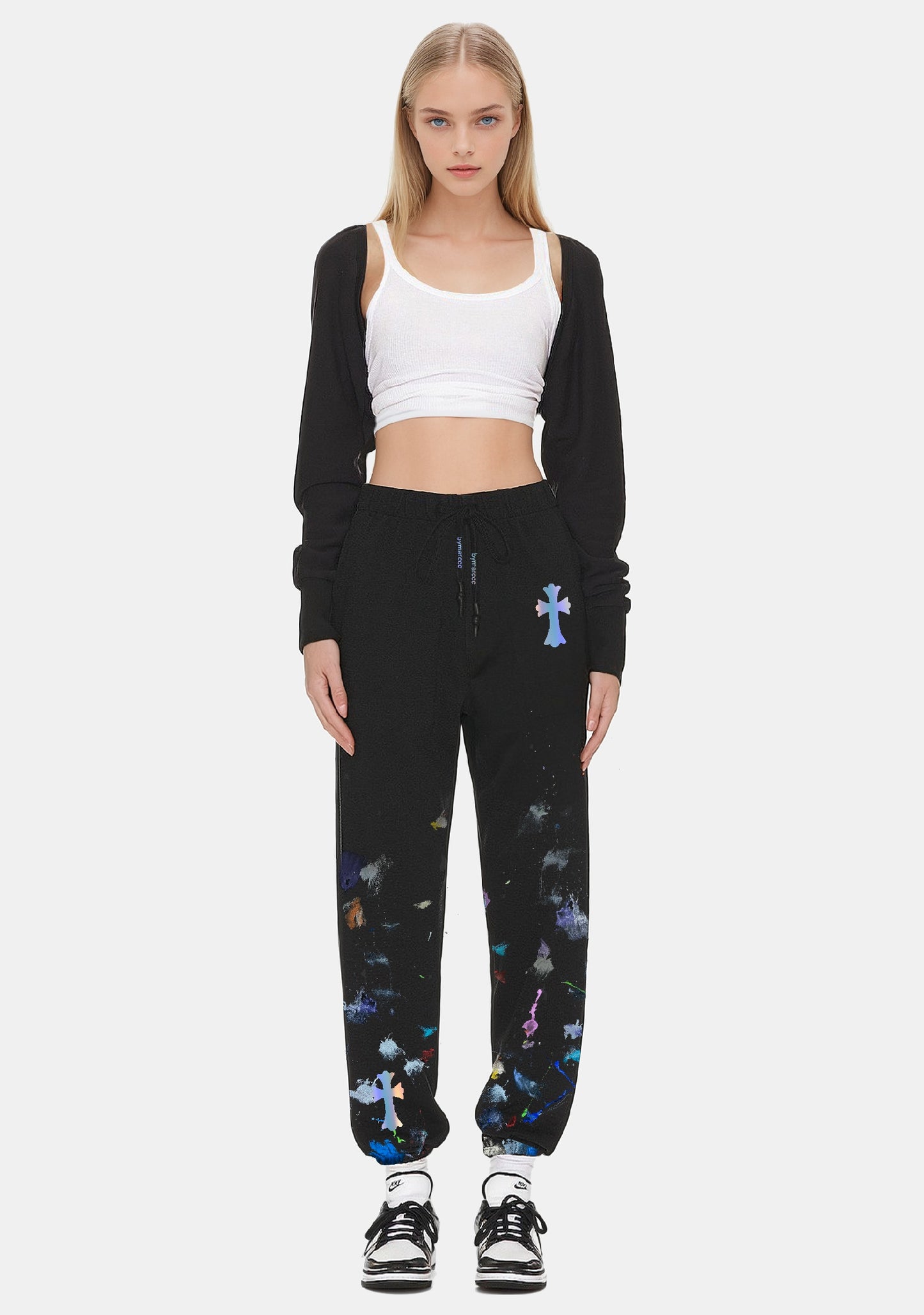 Cross Painted Pants