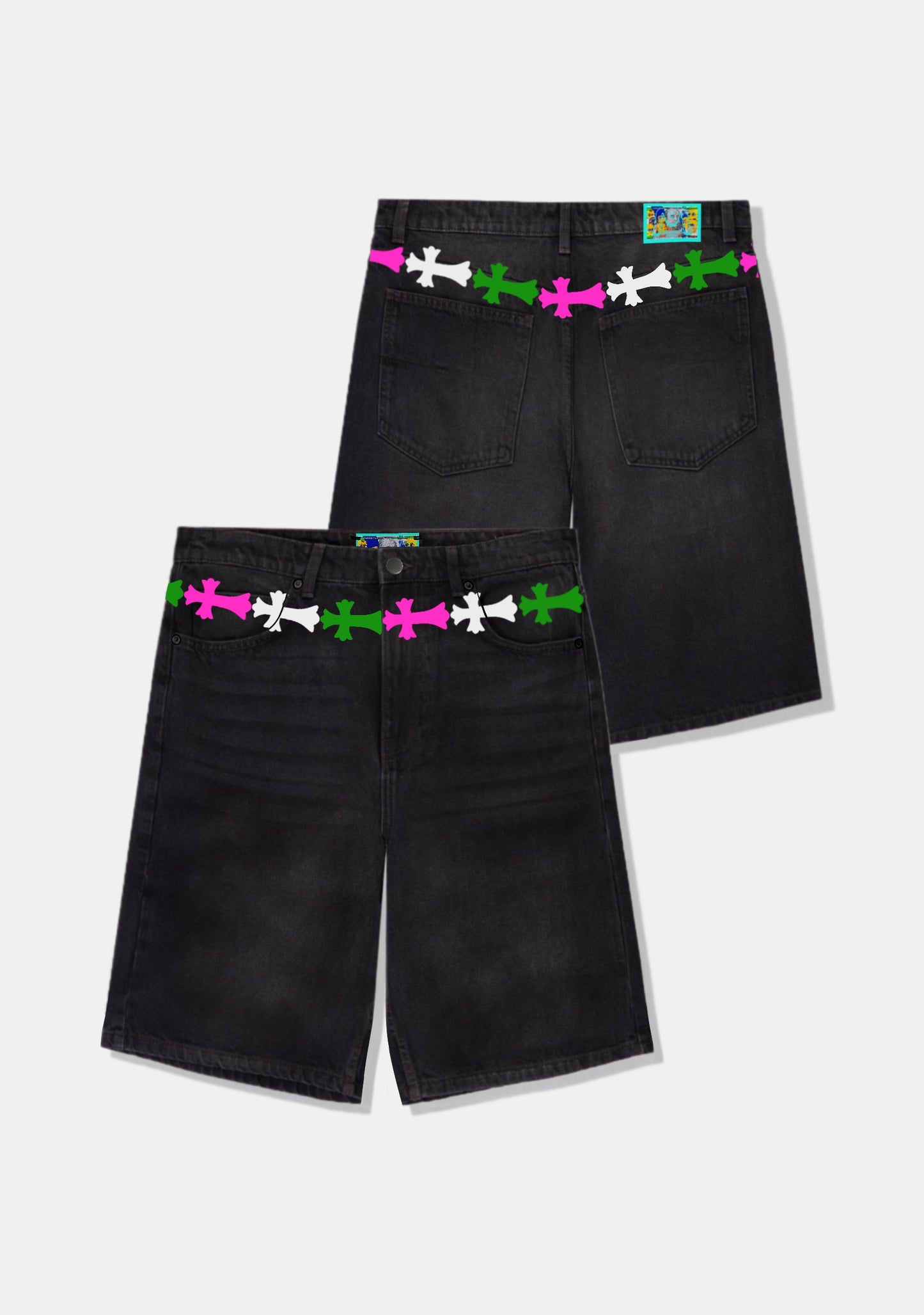 Tricolor Cross Belt