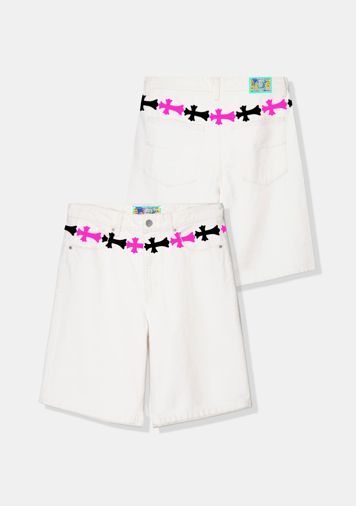 2 Color Cross Belt
