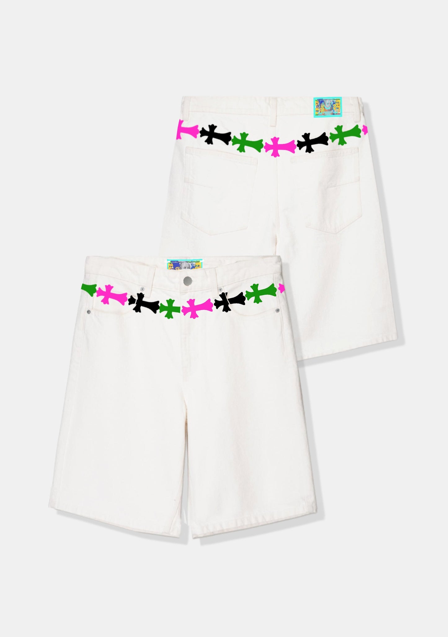 Tricolor Cross Belt