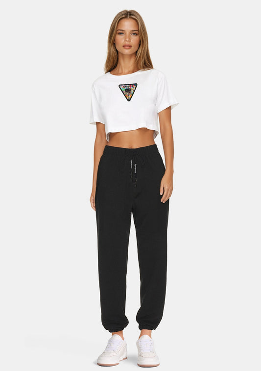 Triangle Painting Crop Top