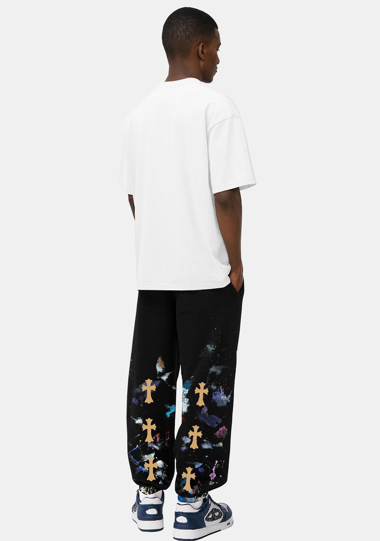 Cross Painted Pants