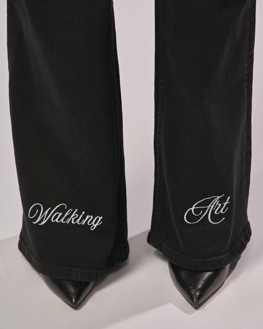 Walking Art Black Jeans